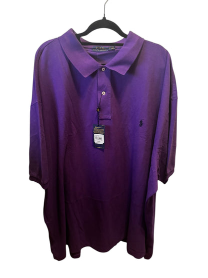 Men's Big and Tall Ralph Lauren Polo - Color Purple -Size 6XL