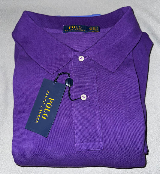 Men's Big and Tall Ralph Lauren Polo - Color Purple -Size 6XL