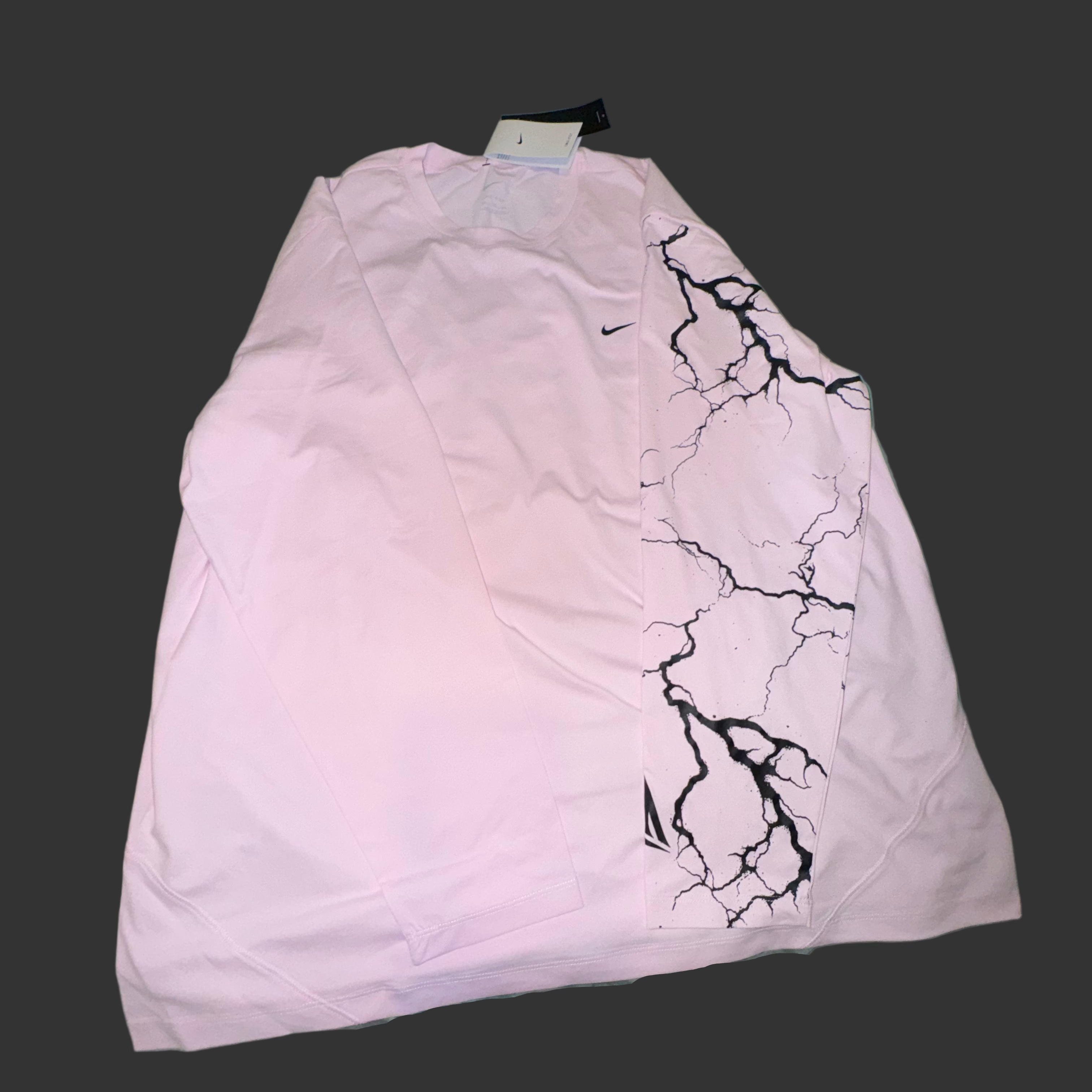 Men's Regular Nike Long Sleeve Dri-Fit - Color Pink - Size 2XL