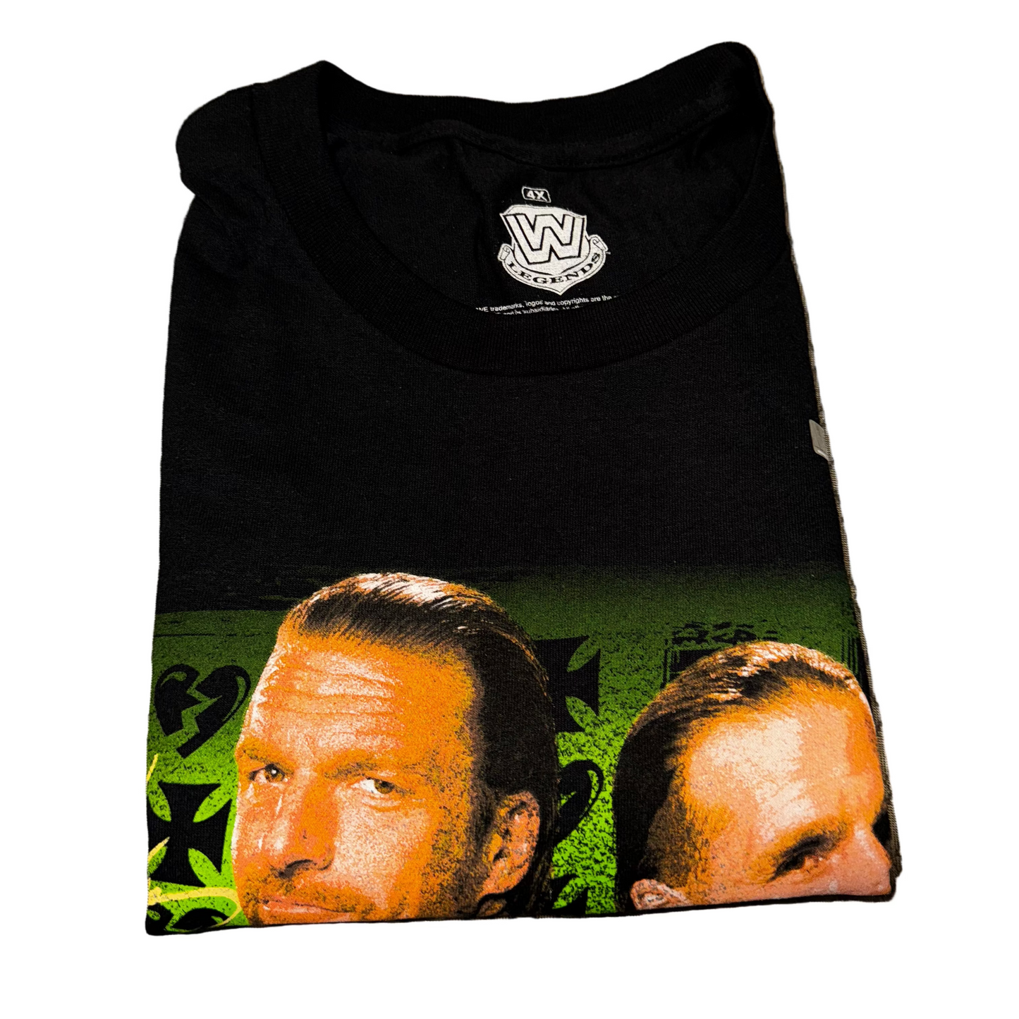 Men's Big and Tall WW Legends "D-Generation X" Graphic T-Shirt - Size 3XL/4XL