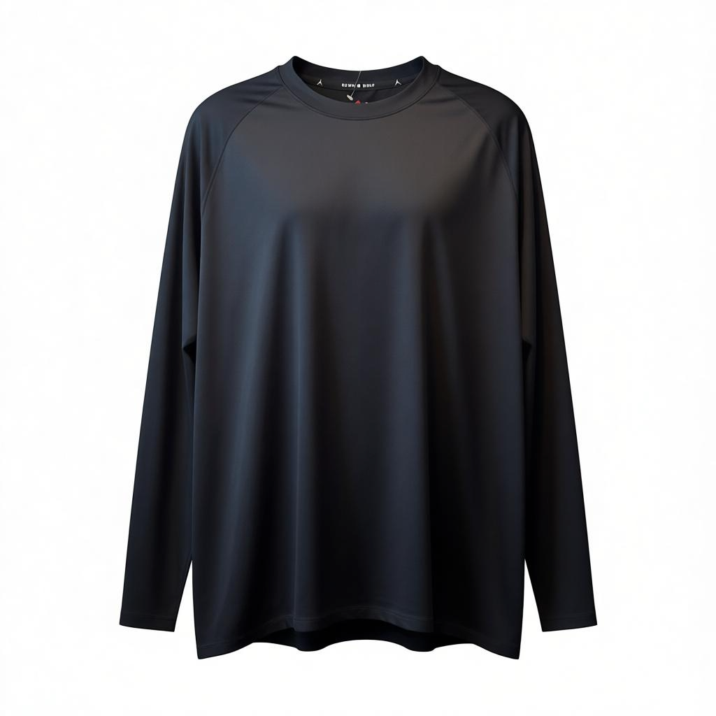 Men's Black Jordan Dri-FIT Golf Long-Sleeve Activewear Shirt - Size 2XL