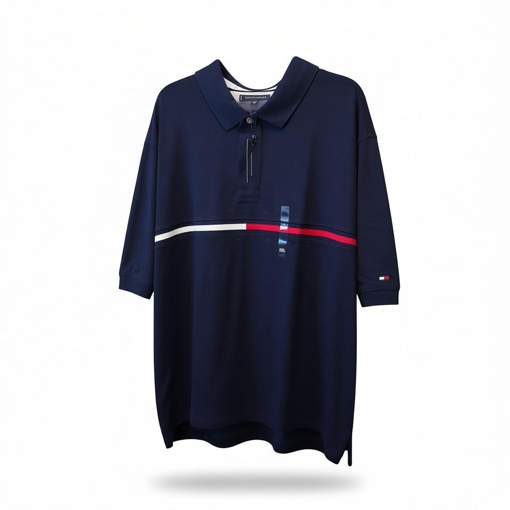 Men's Big And Tall Tommy Hilfiger Polo Size - Color Sable - Size 5XL