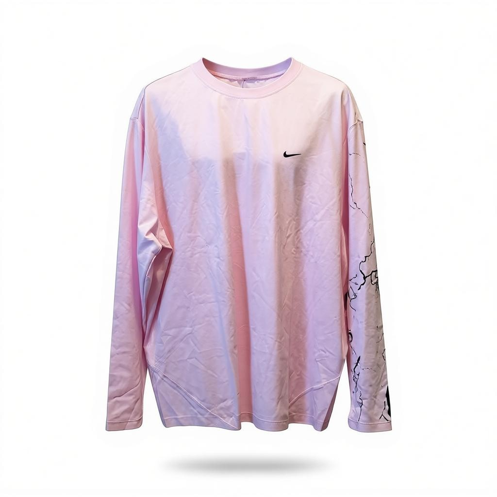 Men's Regular Nike Long Sleeve Dri-Fit - Color Pink - Size 2XL